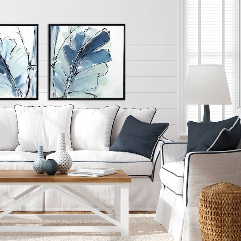 Luxe Banana Leaf II - Giclee on Canvas