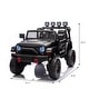 preview thumbnail 17 of 26, 24V 4WD Kids Ride On Truck, 2 Seater with Remote Control, Metal Suspension, Music, LED Lights, Off-Road Toy