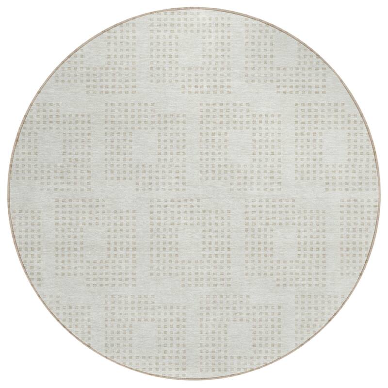 HomeRoots Geometric Transitional Rectangle Outdoor Rug