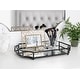 preview thumbnail 4 of 21, Kate and Laurel Ciel Mirrored Decorative Tray - 19x13x3