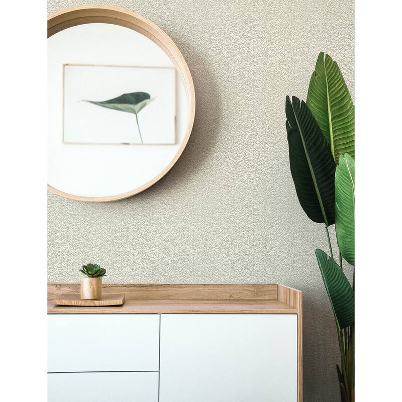 A-Street Prints Soul Champagne Animal Print Wallpaper