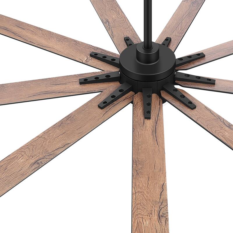 36/42/52/56/72/84-Inch Reversible 3/5/9-Blade Integrated LED Ceiling Fan with Light Remote