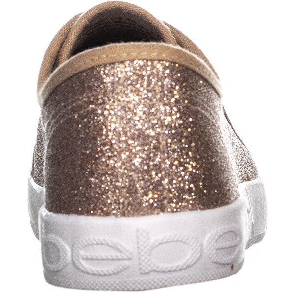 bebe sneakers rose gold