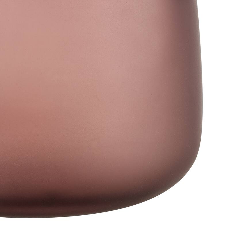Elk Home Riven Plum Finish Glass 6.25 Inch Wide Vase