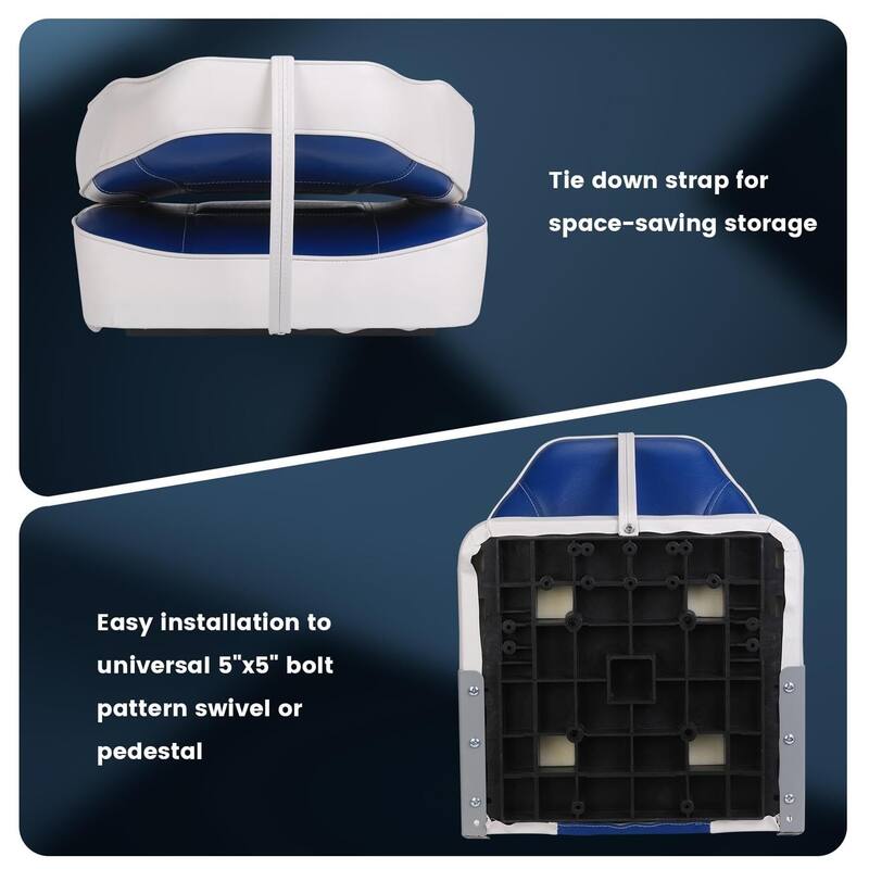 2 Pack Boat Seats High Back