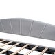preview thumbnail 13 of 14, Twin Size Velvet Daybed Frame with Trundle - Grey