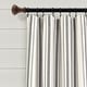 preview thumbnail 87 of 85, Lush Decor Farmhouse Stripe Yarn Dyed Cotton Window Curtain Panel Pair