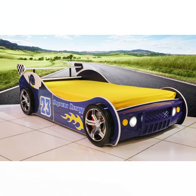 Supreme Energy Racing Car Bed,Blue