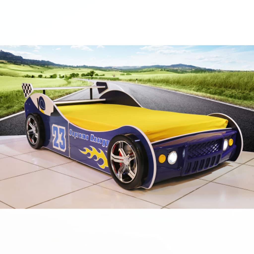 Supreme Energy Racing Car Bed,Blue