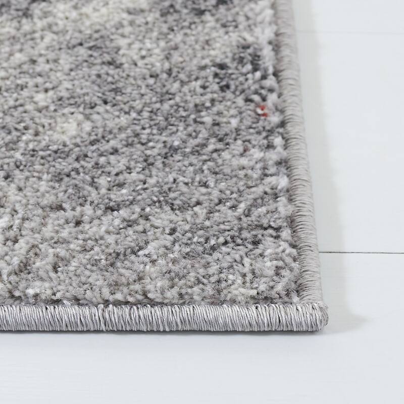SAFAVIEH, Adirondack Hiromi Abstract Glam Rug - 6' Square