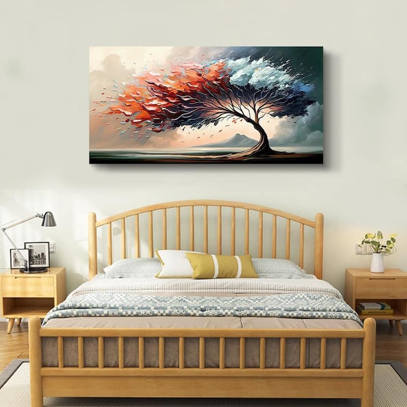 Tree Landscape Abstract Wall Paintings Framed Prints