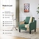preview thumbnail 119 of 133, VINGLI Mid Century Modern Fabric Accent Chair