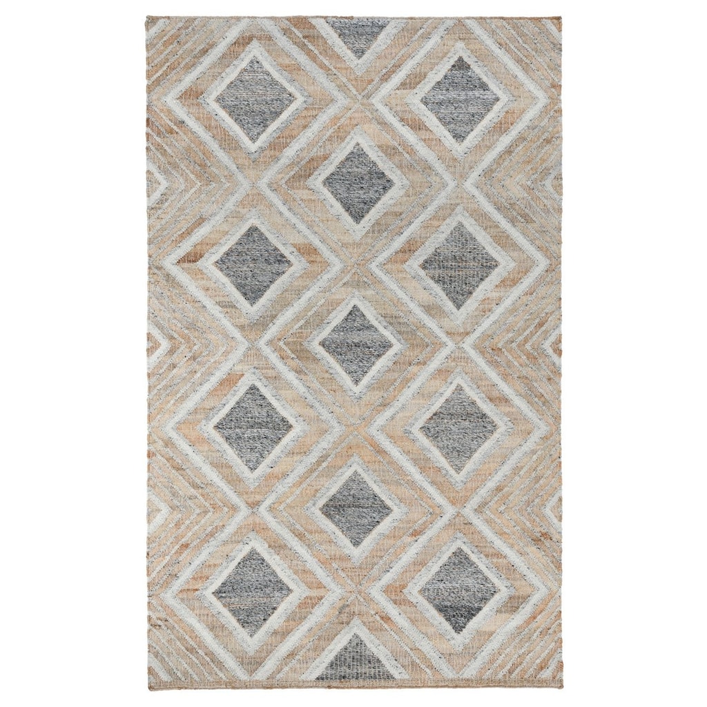 Lagos Blue Multi Handwoven Area Rug By Kosas Home