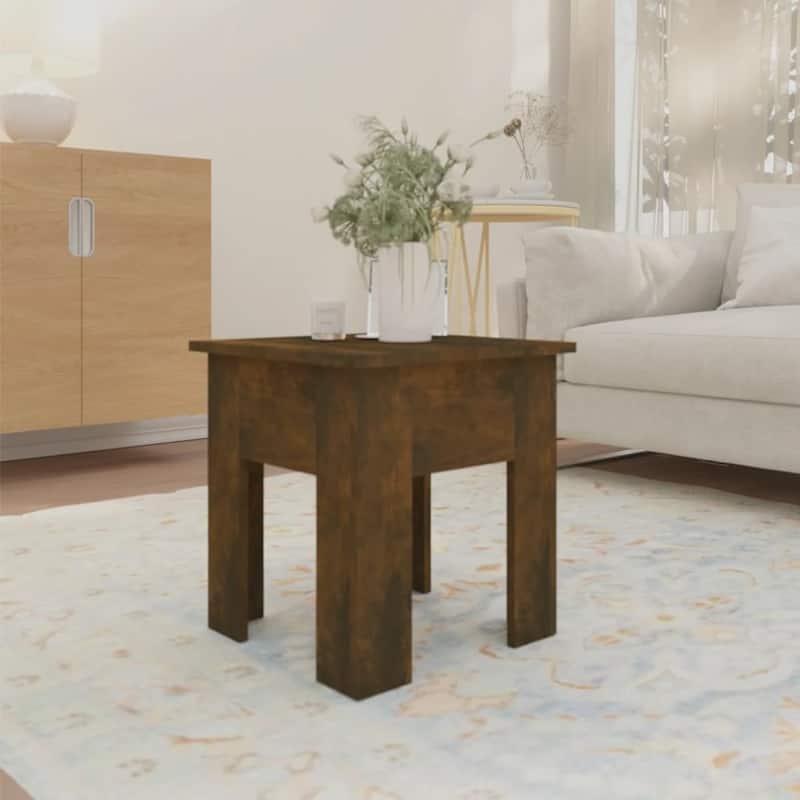 vidaXL Coffee Table End Table Sofa Table Living Room Furniture Engineered Wood - 15.7" x 15.7" x 16.5"
