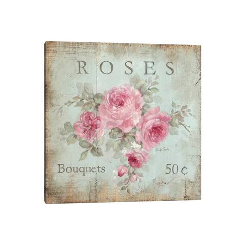 iCanvas "Rose Bouquets (50 Cents)" by Debi Coules Canvas Print