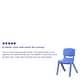 preview thumbnail 42 of 47, 2 Pack Plastic Stackable School Chair with 12"H Seat, Preschool Seating