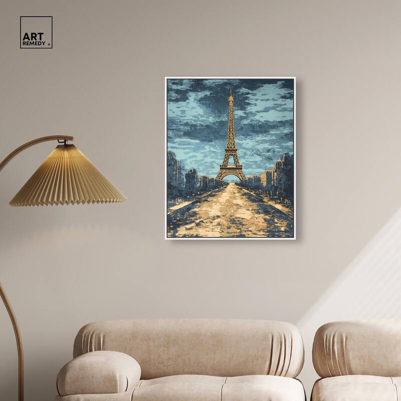 Textured Paris Embroidery Canvas by Art Remedy