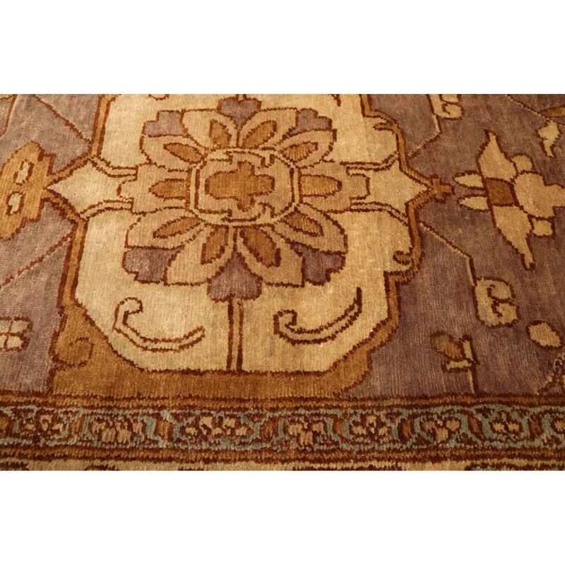 ECARPETGALLERY Hand-knotted Opulence Brown Wool Rug - 8'1 x 10'8