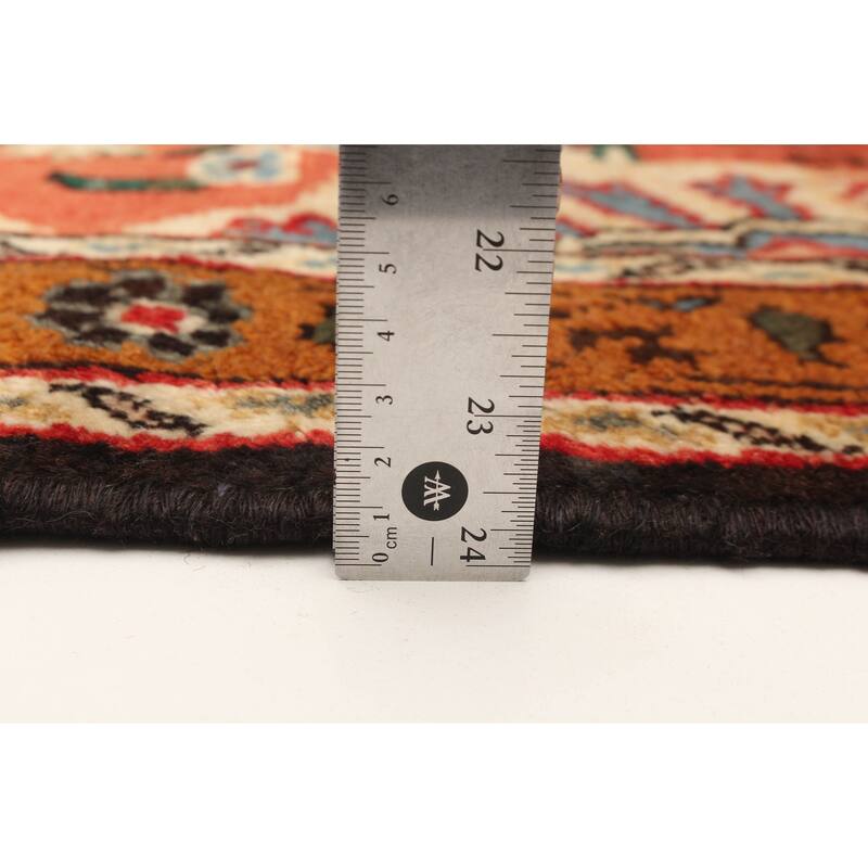 ECARPETGALLERY Hand-knotted Andelz Red Wool Rug - 3'1 x 9'8