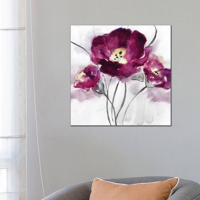 iCanvas "My Magenta I" by Nan Canvas Print - 26x26x1.5