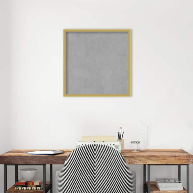 Amanti Art Svelte Polished Gold Framed Magnetic Board