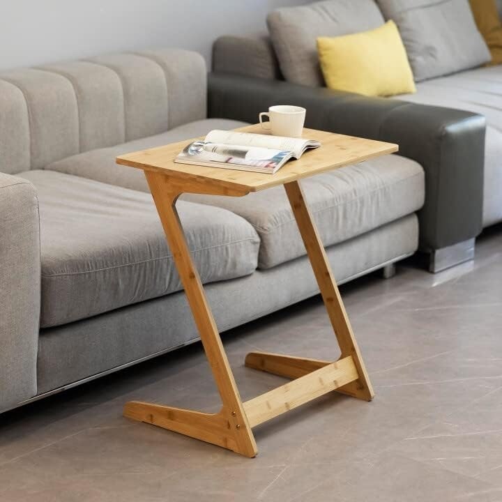 Bamboo Modern TV Trays Table - 13.8"D x 21.7"W x 23.6"H - Overstock -  42944741