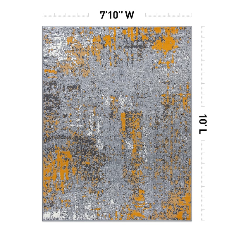 World Rug Gallery Modern Abstract Area Rug