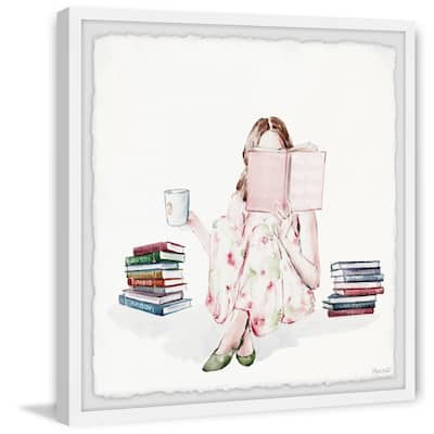 'Beauty in Reading' Framed Painting Print
