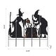 preview thumbnail 4 of 7, Glitzhome 34.5"H Halloween Metal Silhouette Witches Yard Stake