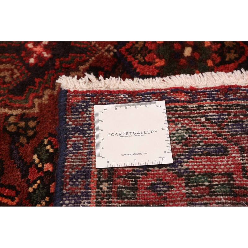 ECARPETGALLERY Hand-knotted Andelz Red Wool Rug - 4'4 x 7'9