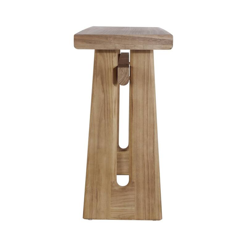 Elegant Console Table with Geometric Silhouette for Living Room Entryway or Hallway Decorative Use