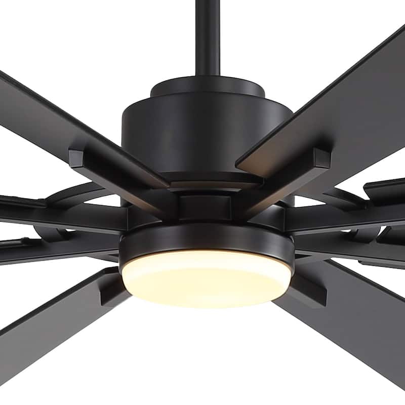 WINGBO 60 inch Windmill 8-Blade LED Indoor Ceiling Fan