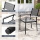 preview thumbnail 8 of 37, Outdoor 3/5/6-Piece Furniture Patio Dining Set with Rectangular Table