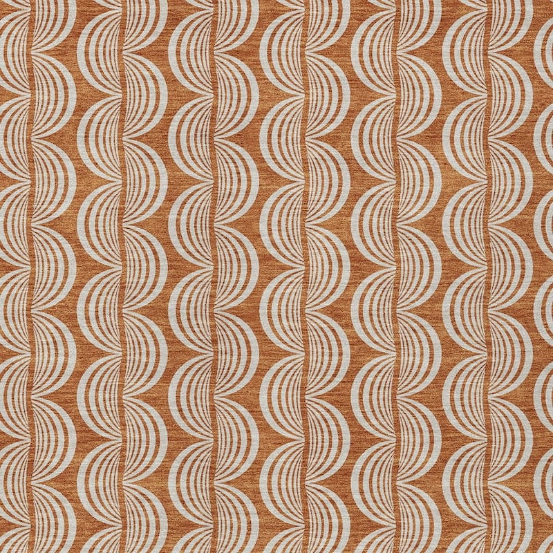 HomeRoots Ogee Transitional Rectangle Outdoor Rug