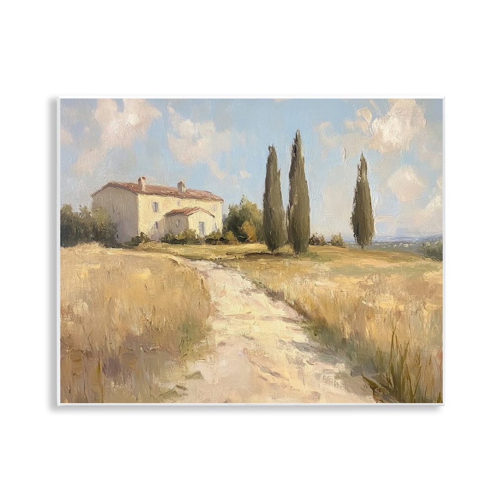 Stupell Country Villa Path Wall Plaque Art Design By Petal Prints Design