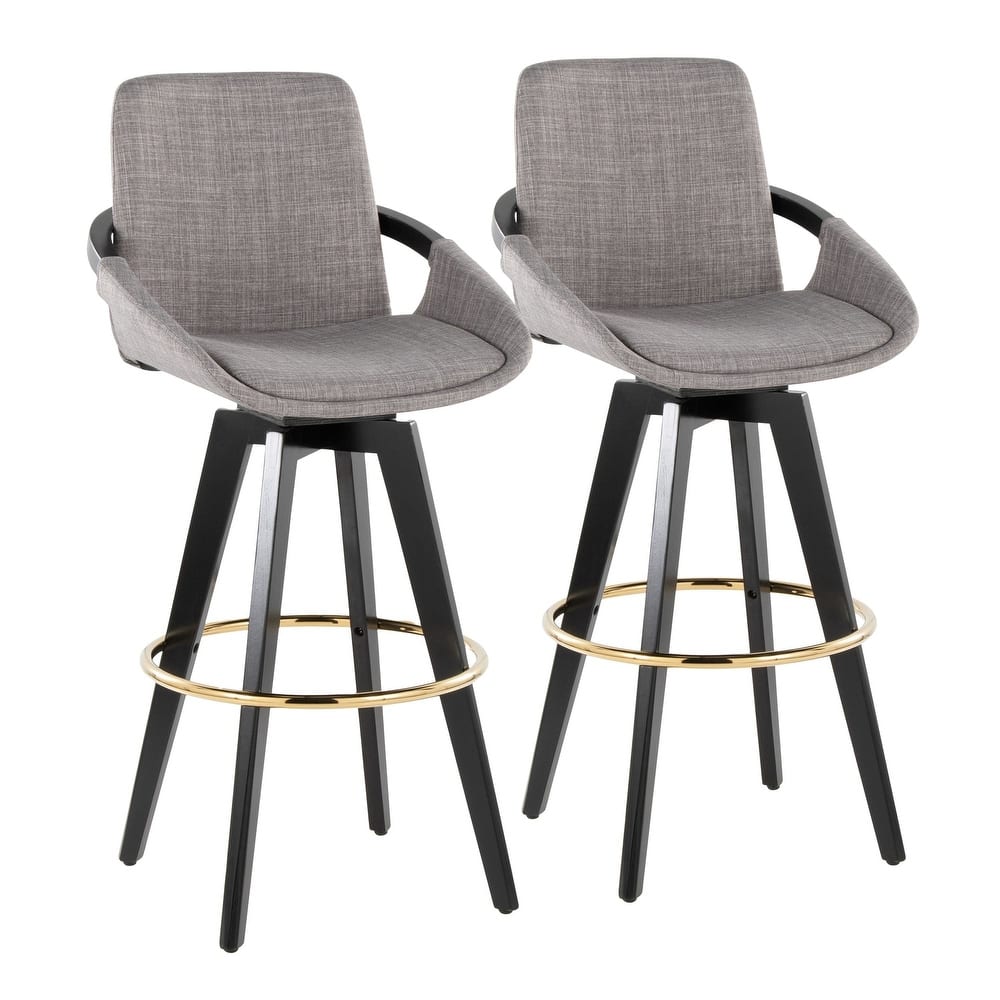 Cosmo 30" Fixed-Height Barstool - Set of 2