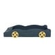 preview thumbnail 14 of 26, Twin Race Car Platform Bed with Wheels & Storage - Fun for Kids