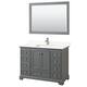 Option Dark Gray, Chrome Trim, Giotto Quartz Top