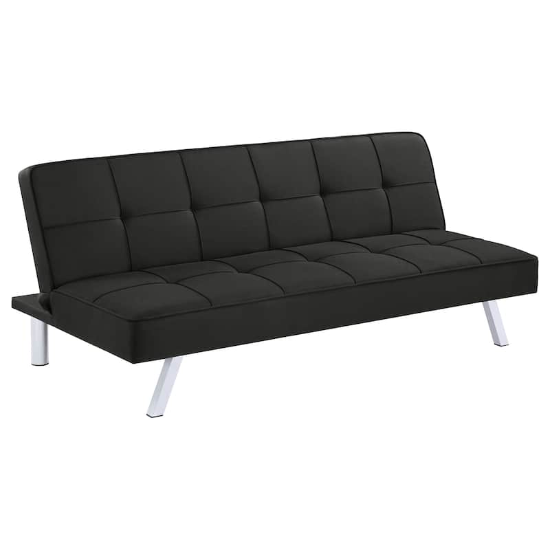 Joel Upholstered Tufted Convertible Sofa Bed