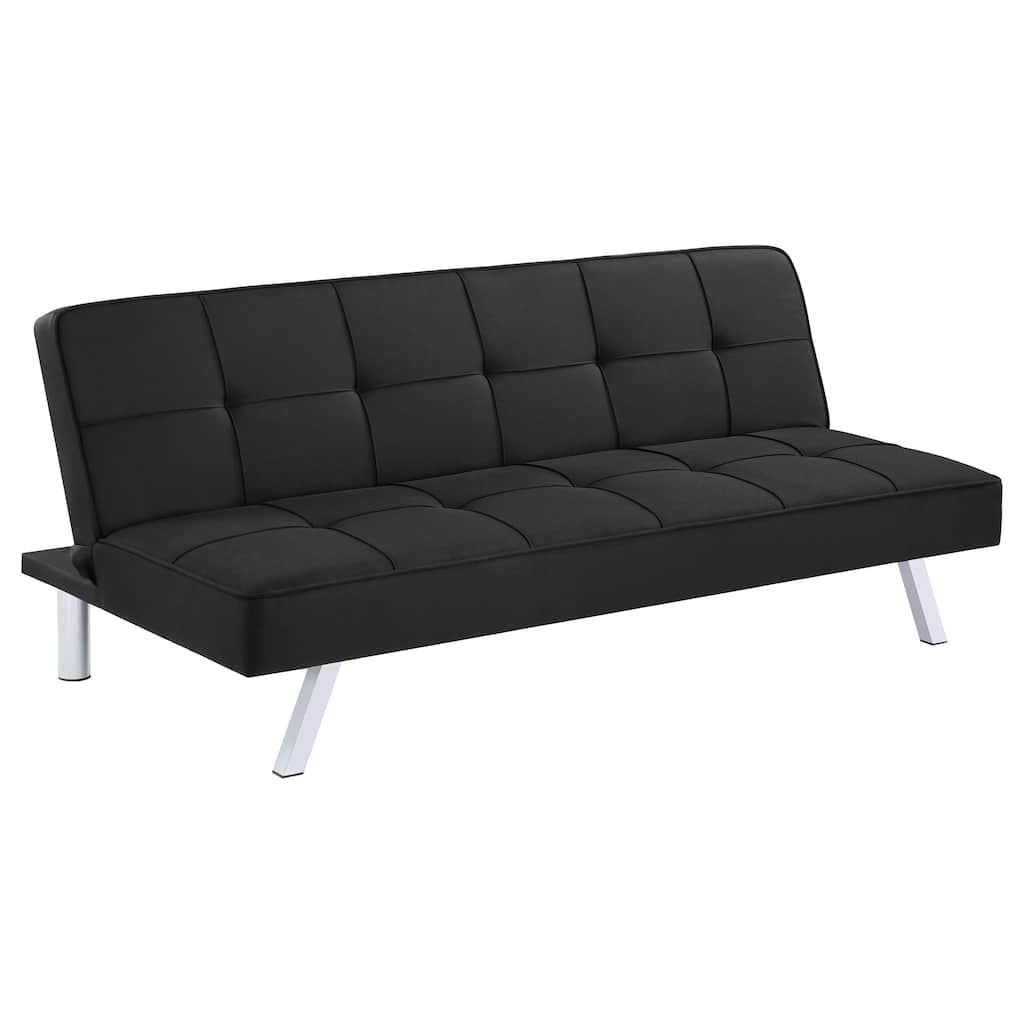 Joel Upholstered Tufted Convertible Sofa Bed