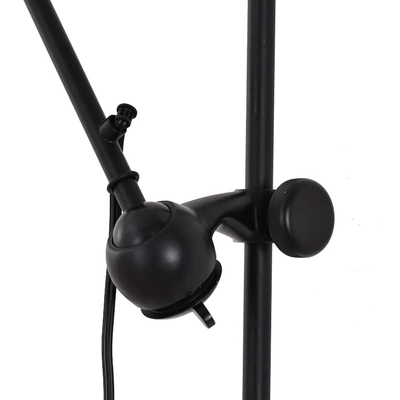 Matte Black Wall Sconce With A Metal Shade