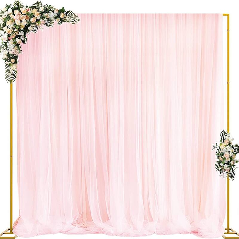 8FT x 8FT Metal Arch Backdrop Stand, Square Metal Arch-for Ballon Flowers, Wedding Arch Stand, for Anniversary Ceremony,