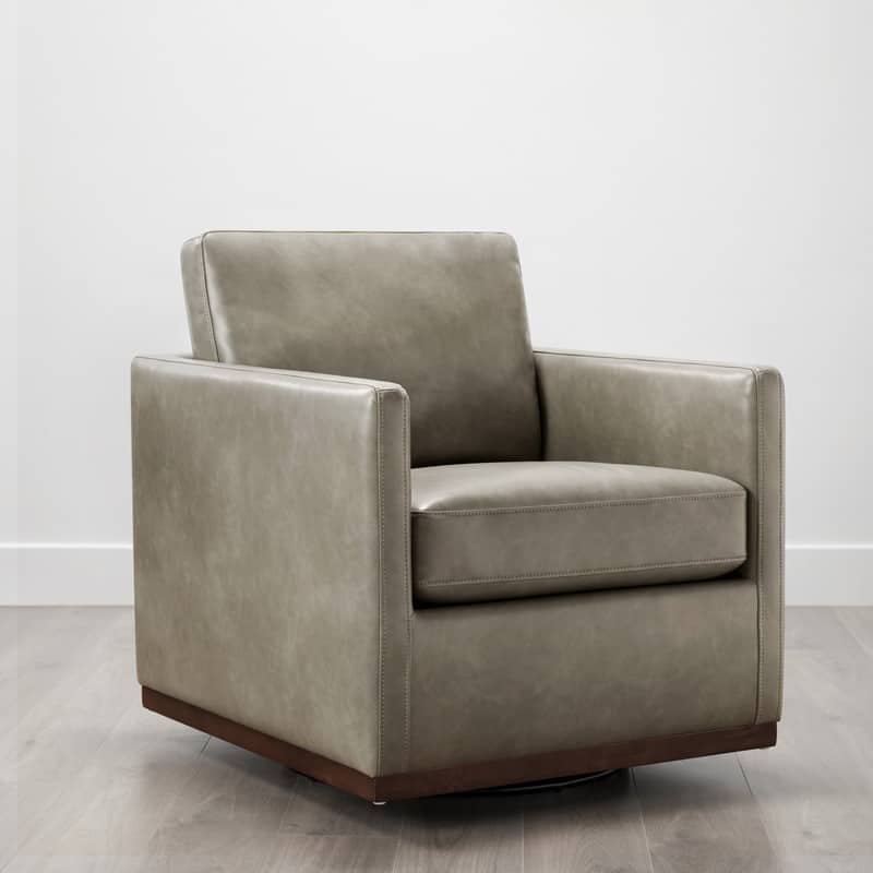 Spruce & Spring Shane Modern Swivel Accent Arm Chair