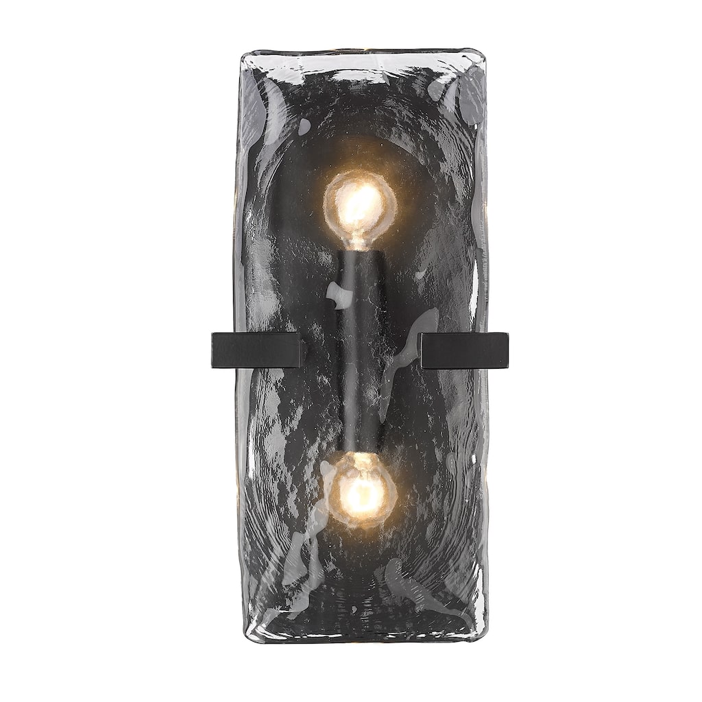 Aenon 2 Light Wall Sconce - Matte Black
