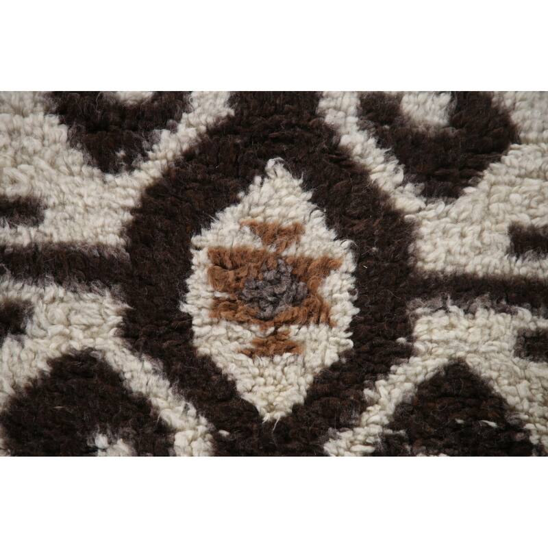 Anatolian Tribal Turkish Runner Rug Handmade Wool Carpet - 3'5"x 11'0"