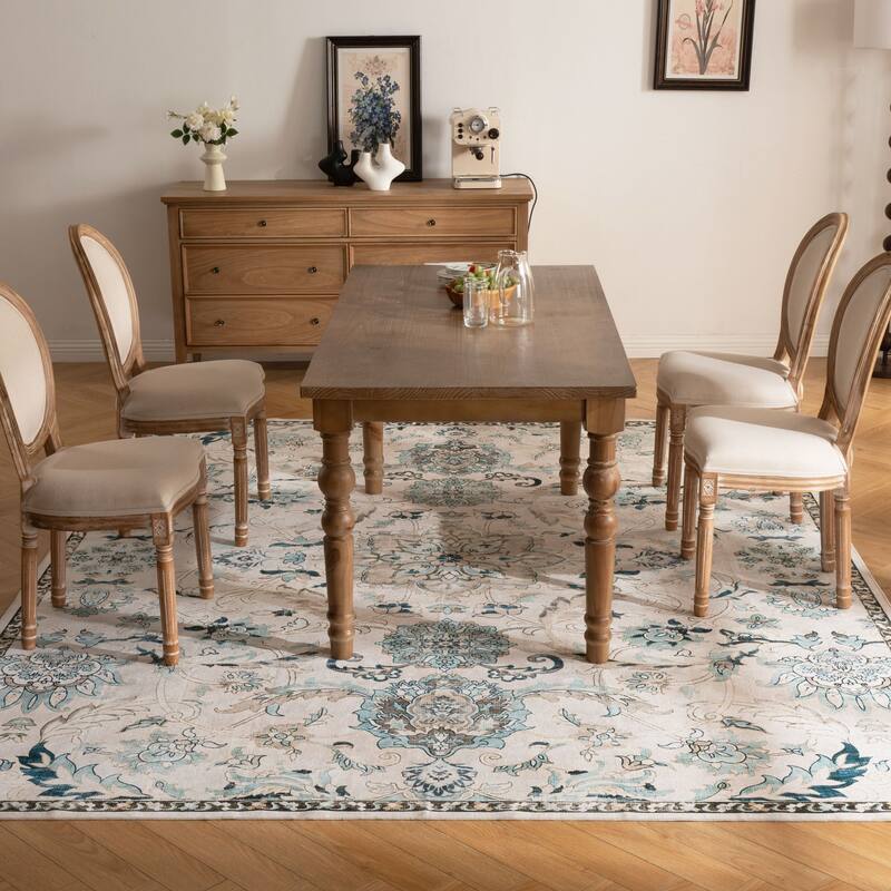 Soft and Non-Slip Machine-Washable Foldable Multi-Use Area Rug