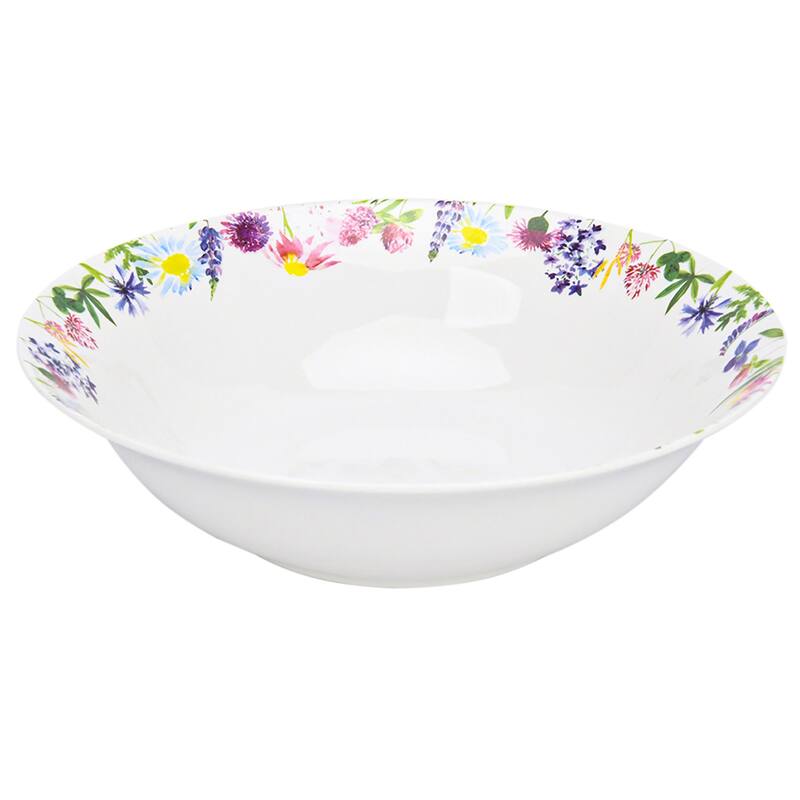 STP Goods 9" Lavender Meadow Bone China Large Bowl