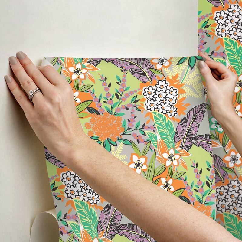 RuPaul RuJardin l'Orange Peel and Stick Wallpaper