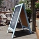 preview thumbnail 13 of 158, Wood A-Frame Magnetic Chalkboard Set-Markers, Stencils, and Magnets