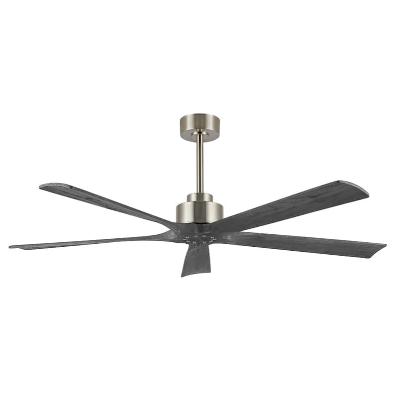 WINGBO 60" Solid Wood DC Motor Indoor Ceiling Fan with Remote·